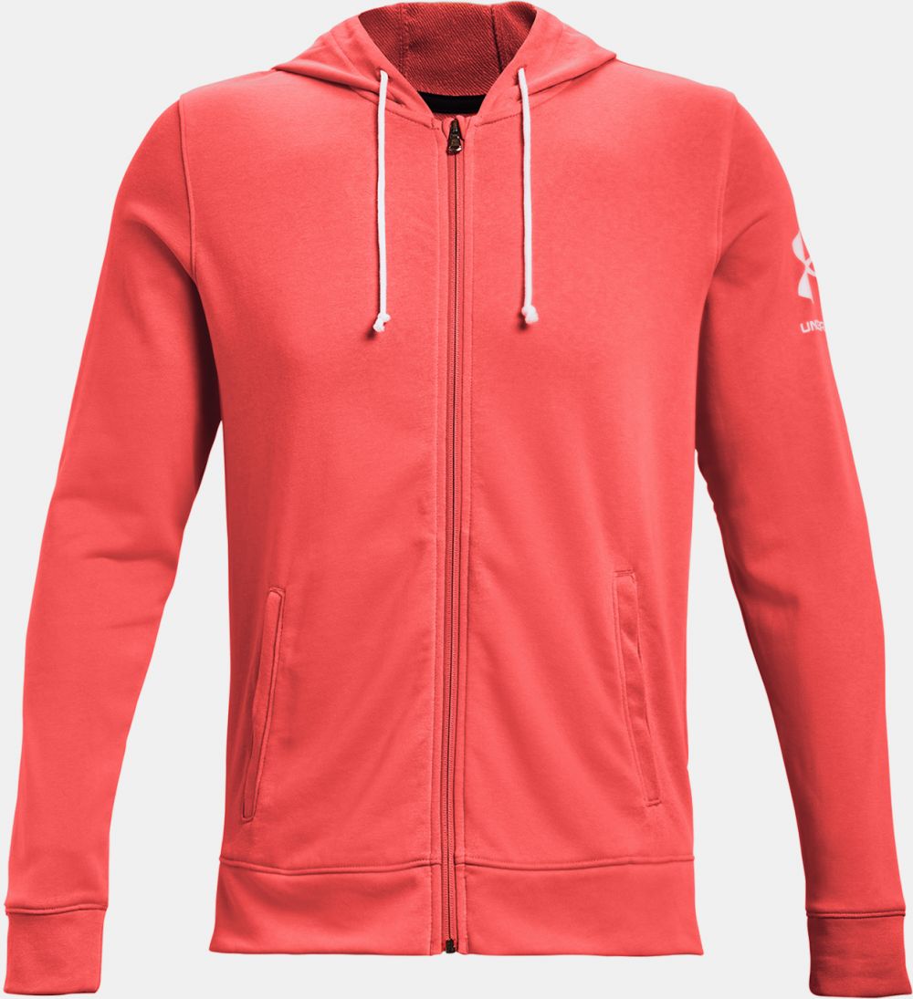 Under Armour Rival Terry Full Zip Mikina Červená