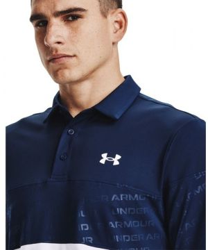 Under Armour Playoff 2.0 Blocked Polo tričko Modrá galéria