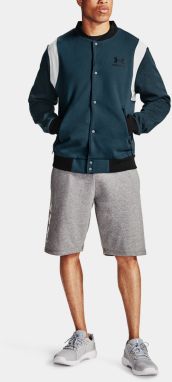 Under Armour Rival Fleece Varsity Mikina Modrá