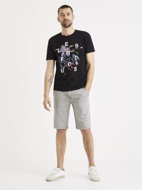 Kraťasy pre mužov Celio - sivá galéria