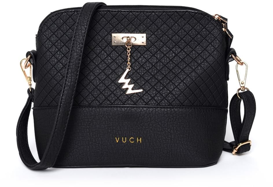 Vuch čierna crossbody kabelka Cara