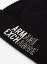 Čiapky, šály, rukavice pre mužov Armani Exchange - čierna galéria