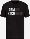Čierne pánske tričko s potlačou Armani Exchange galéria