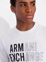 Biele pánske tričko s potlačou Armani Exchange galéria