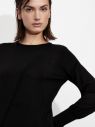 Čierny dámsky vlnený sveter Armani Exchange galéria
