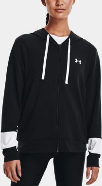 Mikina Under Armour Rival Terry CB FZ Hoodie - čierna