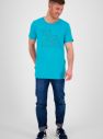 Modré pánske tričko s potlačou Alife and Kickin galéria