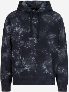Mikiny s kapucou pre mužov Armani Exchange - tmavomodrá galéria