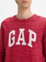 GAP červené pánsky sveter Logo intarsia crew galéria