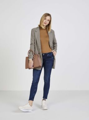 Tmavomodré skinny fit džínsy Pepe Jeans Lola Zip galéria