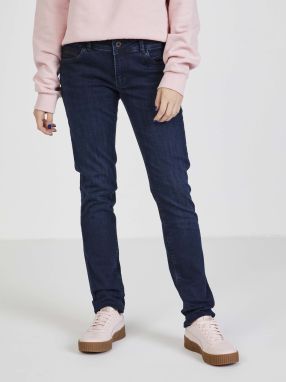 Tmavomodré dámske straight fit rifle Pepe Jeans New Brooke