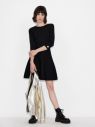 Čierne svetrové šaty Armani Exchange galéria