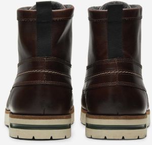 Tmavohnedé pánske členkové kožené topánky Scotch & Soda galéria