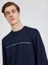 Tmavomodrý pánsky sveter Armani Exchange galéria