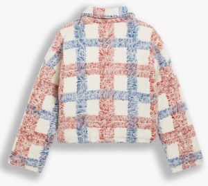 Béžová dámska kockovaná bunda Levi's® Sherpa galéria