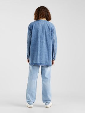 Modrá pánska predĺžená rifľová bunda Levi's® Brisbane Chore galéria