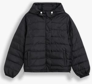 Čierna dámska prešívaná bunda s kapucou Levi's® Edie galéria