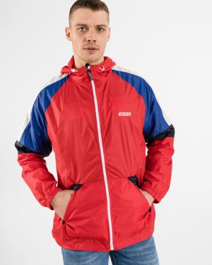 Levi's® Colourblock Windrunner Bunda Červená