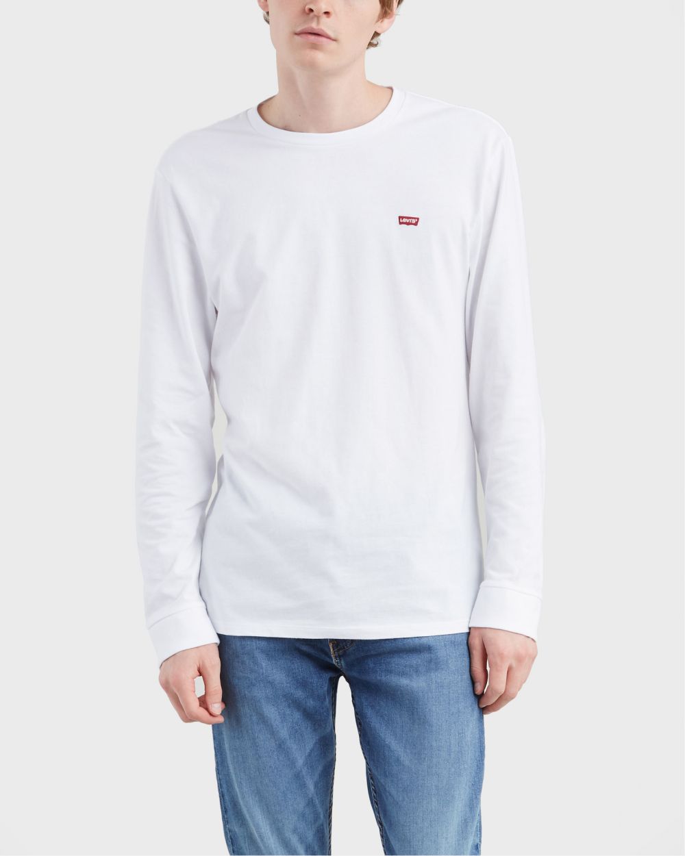 Tričká s dlhým rukávom pre mužov Levi's® - biela