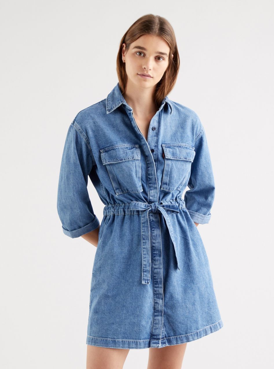 Levi's® Ainsley Utility Šaty Modrá