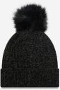 Čierna dámska rebrovaná čiapka New Era Winterized Bobble galéria
