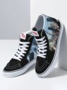 Čierne unisex členkové tenisky s potlačou VANS SK8-Hi galéria