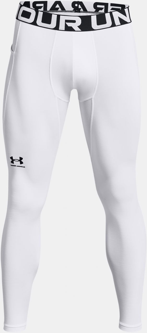 Under Armour UA CG Armour Legíny - biele
