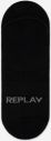 Ponožky Invisible Basic Foot Logo 3Prs Card Wrap - Black/Castlerock Replay galéria