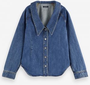 Modrá dámska rifľová bunda Scotch & Soda galéria
