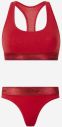 Súprava červenej podprsenky a červených tangáčov Calvin Klein galéria