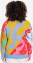 Svetlomodrý dámsky vzorovaný sveter s prímesou vlny Roxy galéria