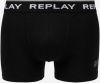 Boxerky Style 2 Cuff Logo&Print 2Pcs Box - Black/Grey Melange Replay galéria