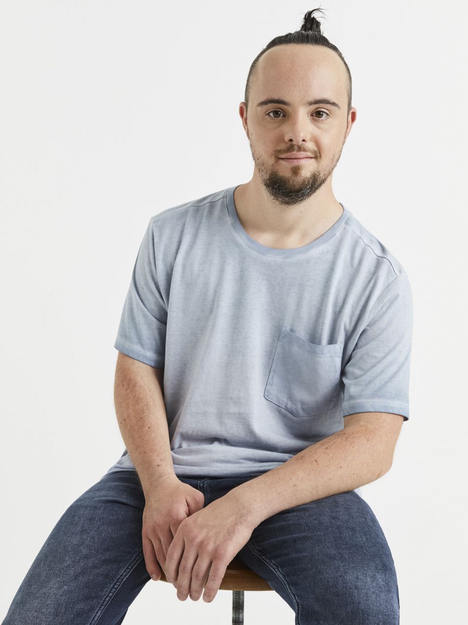 Tričká s krátkym rukávom pre mužov Celio - modrá