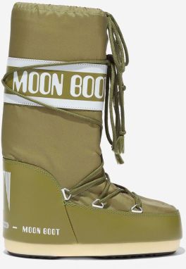 Khaki dámské sněhule Moon Boot Icon Nylon