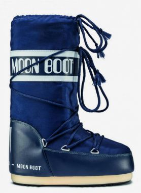 Tmavomodré dámske snehule Moon Boot Icon Nylon