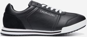 Calvin Klein čierne pánske tenisky Low Profile Lace up