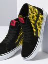 Žlto-čierne unisex semišové členkové topánky VANS SK8-Hi galéria