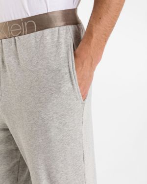 Calvin Klein sivé pánske pyžamové nohavice galéria