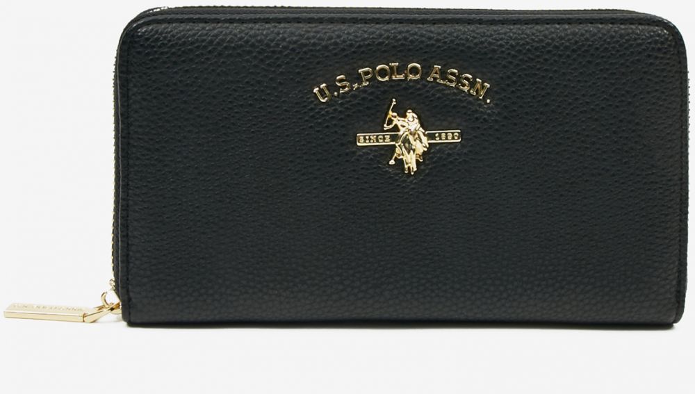 Čierna dámska peňaženka U.S. Polo Assn. Stanford