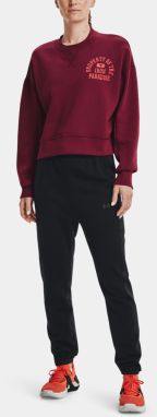 Tmavo červená mikina Under Armour UA Prjct Rock Fleece LC Crew galéria