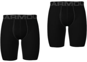 Under Armour pánske boxerky UA Tech 9in 2 Pack-BLK