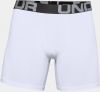 Boxerky Under Armour UA Charged Cotton 6in 3 Pack-WHT galéria