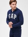 GAP modrá pánska mikina Logo arch hoodie galéria