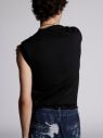 Čierne pánske tričko s potlačou DSQUARED2 galéria