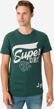 Tričká s krátkym rukávom pre mužov Superdry - zelená