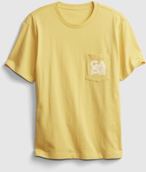 Tričko pocket t-shirt Žltá