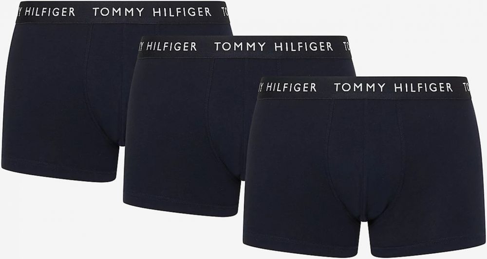 Sada troch pánskych boxeriek v tmavomodrej farbe Tommy Hilfiger