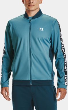 Mikina Under Armour UA TRICOT FASHION JACKET - modrá