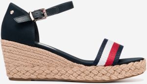 Tommy Hilfiger modré topánky na kline Shimmery Ribbon