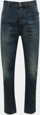 Čierne pánske slim fit rifle Diesel